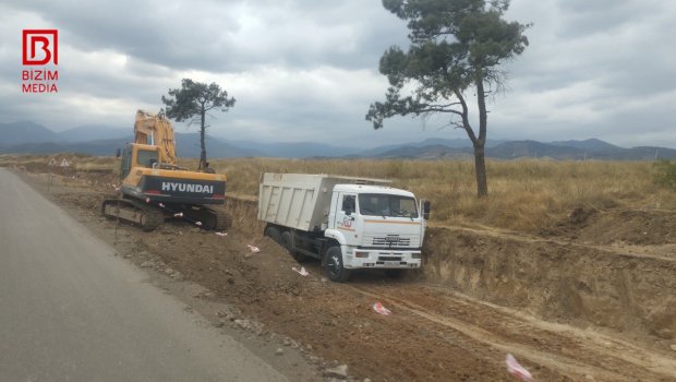 Ağdam-Xankəndi yolunda işlər nə yerdədir? &ndash; FOTO