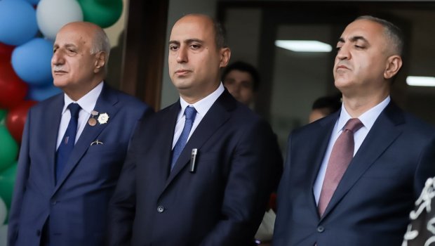 Nazir Xankəndidə ilk dərs günündə iştirak etdi - FOTO