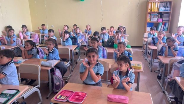111 saylı məktəbin birinciləri "Yaşıl dünya naminə həmrəylik ili" münasibətilə tədbir keçiriblər - FOTO