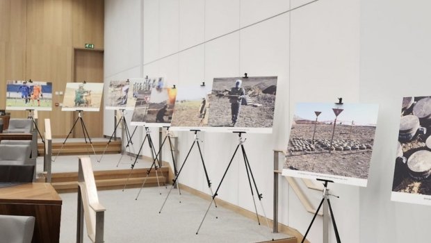 Azərbaycanın mina problemi NATO-da müzakirə edildi &ndash; FOTO