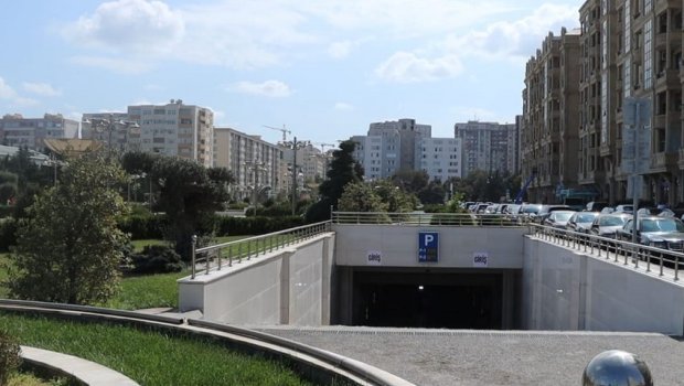 Paytaxtda daha bir yeraltı parklanma məntəqəsi istifadəyə verildi - FOTO