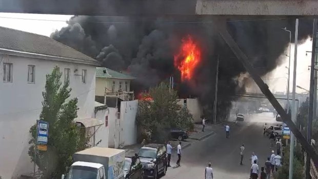 Bakıdakı yanğında XƏSARƏT ALAN VAR