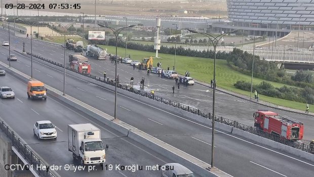 Bakıda yük maşınının aşmağına görə yaranan məhdudiyyət aradan qaldırıldı