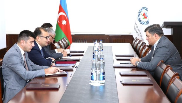 Sahib Məmmədov beynəlxalq həmkarlar ittifaqı təşkilatlarının nümayəndələri ilə görüşdü &ndash; FOTO 