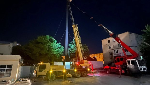 Bakının bəzi rayonlarında yeni qazanxanalar tikilir - ÜNVANLAR - FOTO