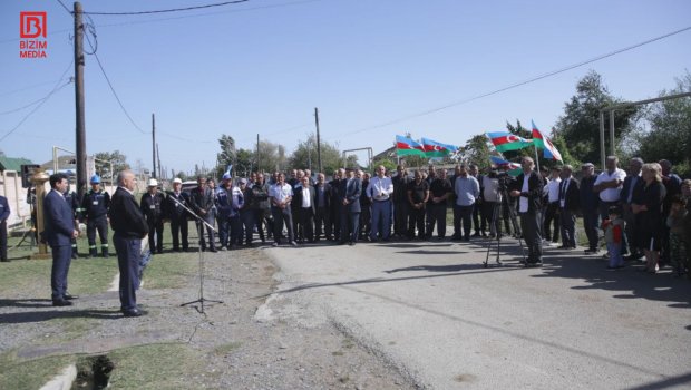 Xaçmazın bu kəndinə qaz xətti çəkildi &ndash; FOTO 