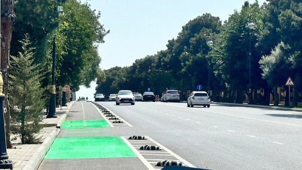 Bakıda 20 km-lik yeni mikromobillik zolağı istifadəyə verildi - FOTO