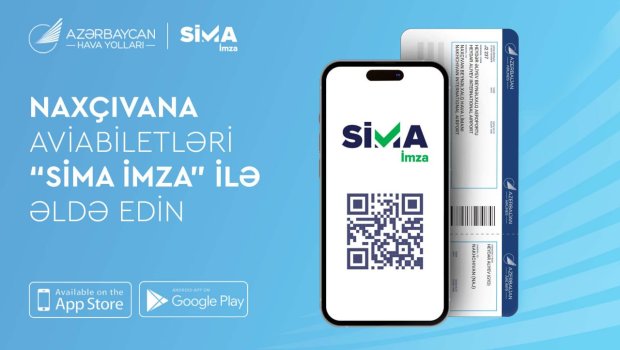 AZAL Naxçıvana onlayn aviabilet alışında &ldquo;SİMA İmza&rdquo;nı tətbiq etdi &ndash; VİDEO