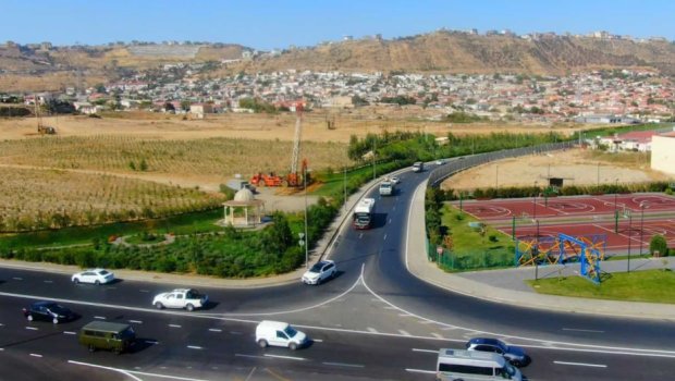 Salyan şosesində təmir işləri başa çatdı