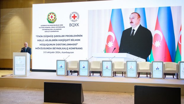 Bakıda itkin düşmüş şəxslərlə bağlı beynəlxalq konfrans KEÇİRİLİB - FOTO