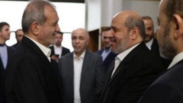 Pezeşkian Qətərdə HƏMAS liderləri ilə görüşdü