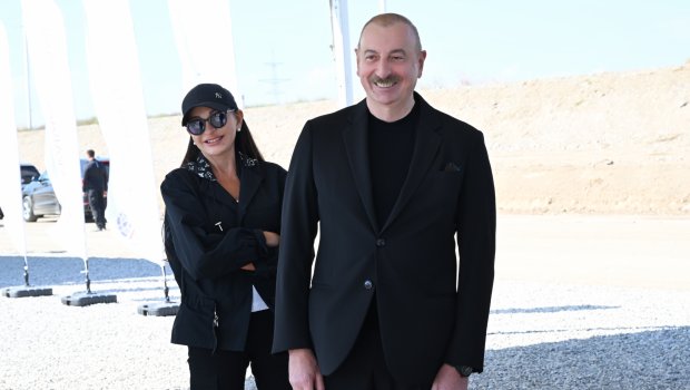 Prezident Cəbrayılda yeni zavodun təməlqoyma MƏRASİMİNDƏ - FOTO/VİDEO