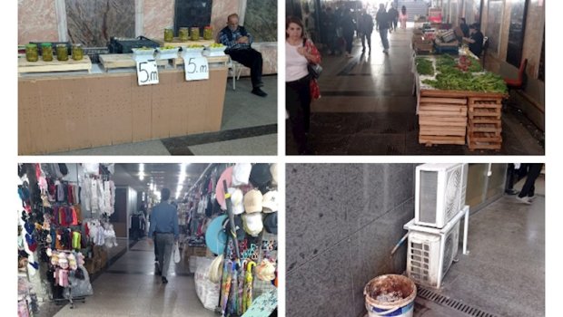 "Beşmərtəbə" yeraltı keçidi turistlər üçün ciddi təhlükə yaradır &mdash; Bazarı himayə edənlər kimlərdir? - FOTO