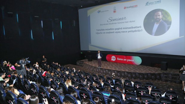 “EduTime”nin təşkilatçılığı ilə Özgür Bolatın seminarı keçirildi - FOTO