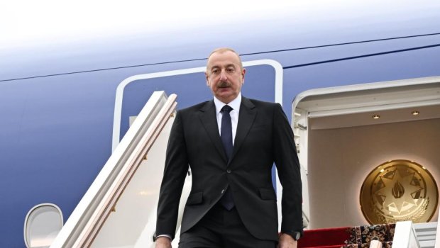 İlham Əliyev Rusiyaya GETDİ &ndash; FOTO/VİDEO