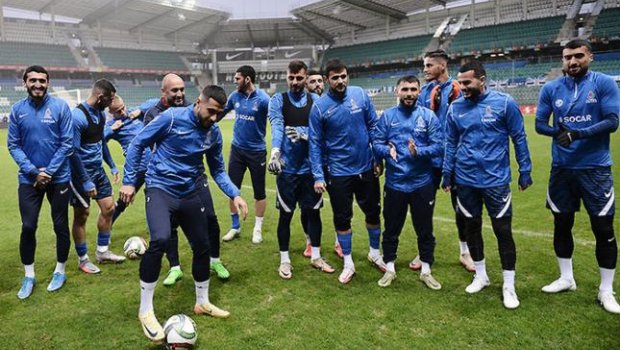 Millimiz Estoniyada ilk məşqinə çıxdı - FOTO