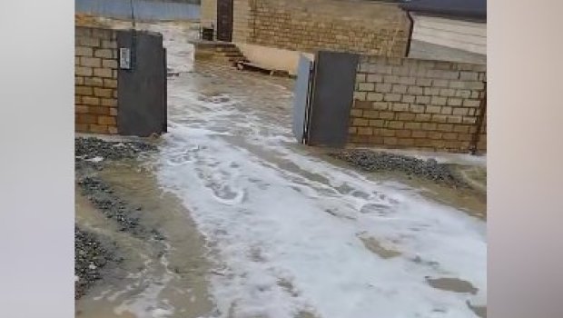 Hacıqabulda leysan yağıb, rayonun çox hissəsini su basıb - VİDEO