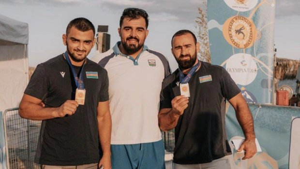 Güləşçimiz Xorvatiyadakı Dünya Seriyasında çempion oldu - FOTO