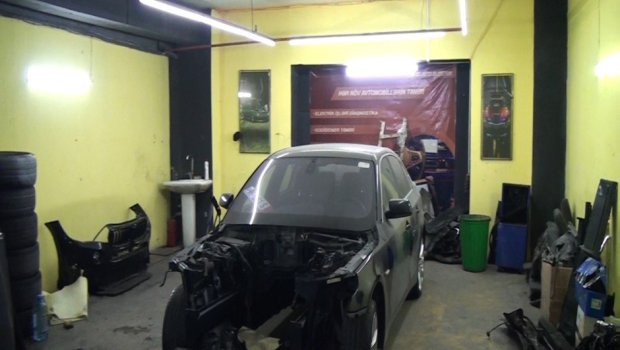 Bakıda avtomobil təmiri sexi bağlandı &ndash; FOTO/VİDEO