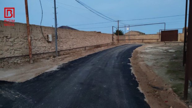 Bizim.Media YAZDI &ndash; 30 ildir asfaltlanmayan yol 1 həftəyə ASFALTLANDI &ndash; VİDEO