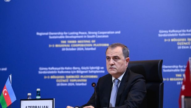 Ceyhun Bayramov İstanbulda Zəngəzur dəhlizindən DANIŞDI