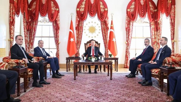 Ərdoğan: &ldquo;Cənubi Qafqazın daimi sülhə doğru yönəlməsi sevindirici haldır&rdquo;