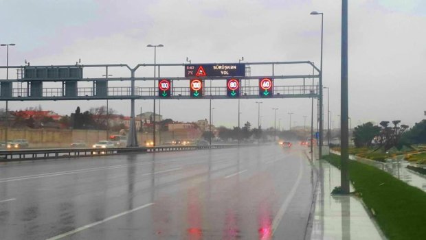 Sürücülərin NƏZƏRİNƏ: Zığ dairəsi &ndash; Hava Limanı yolunda sürət həddi endirildi