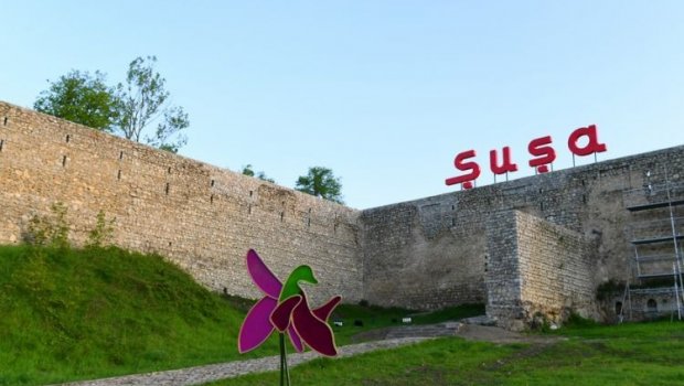 Gürcüstanlı səyahətçilərin daha bir qrupu Şuşaya gəldi - FOTO