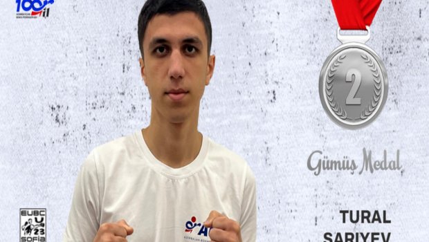 Tural Sarıyev Avropa çempionatında gümüş medal qazandı