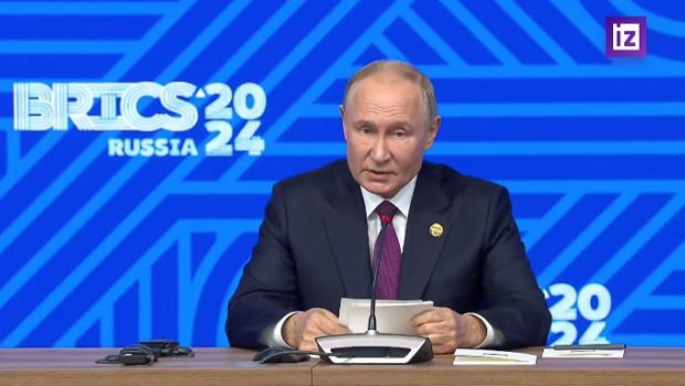 Putin BRICS sammitinin yekunlarına dair mətbuat konfransı keçirib - VİDEO