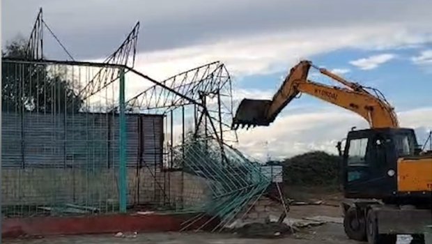 Ağcabədidə qanunsuz tikili söküldü &ndash; FOTO/VİDEO
