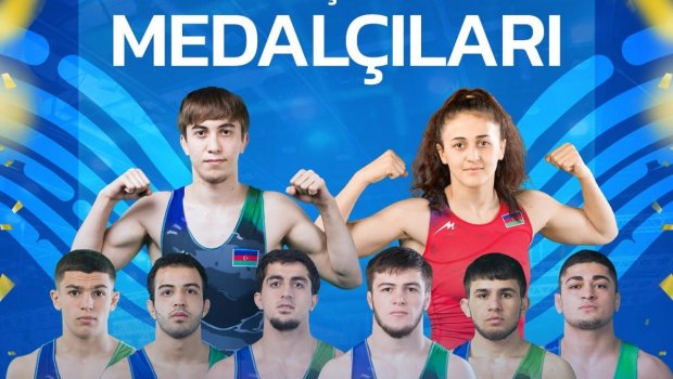 Güləşçilərimiz dünya çempionatında 8 medal qazandılar