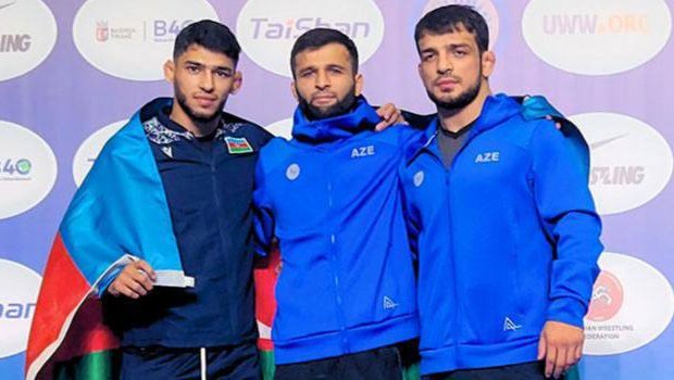Üç güləşçimiz dünya çempionu oldu - YENİLƏNİB - FOTO/VİDEO
