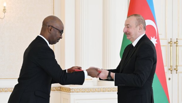 İlham Əliyev Ruandanın yeni səfiri ilə GÖRÜŞDÜ - FOTO/VİDEO