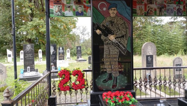 Lənkəranda şəhidin xatirəsi anıldı - FOTO