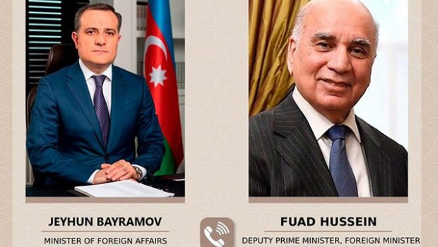 Ceyhun Bayramov iraqlı həmkarına COP29-a hazırlıqla bağlı məlumat verdi
