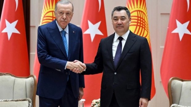 Ərdoğana Qırğızıstanda “Manas" ordeni təqdim edildi - FOTO/VİDEO