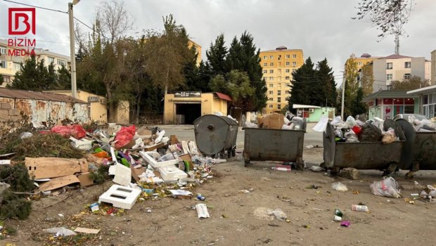 Sumqayıtda antisanitar VƏZİYYƏT &ndash; Məişət tullantıları niyə vaxtında DAŞINMIR? - FOTO