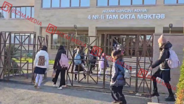 Xankəndi BU GÜN: Şagirdlər məktəbə belə gedirlər &ndash; ANBAAN VİDEO