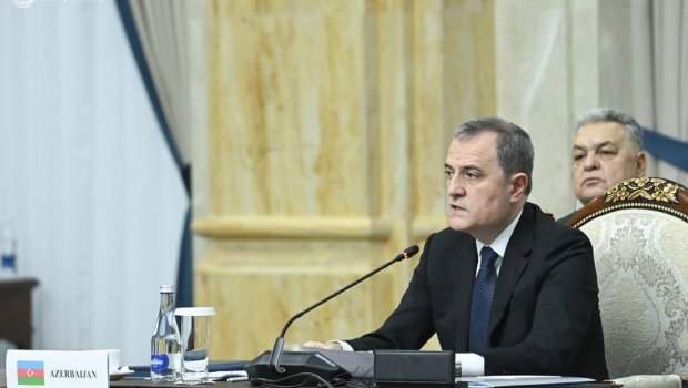 Ceyhun Bayramov Bişkekdə Qarabağda aparılan quruculuq işlərindən DANIŞDI - FOTO