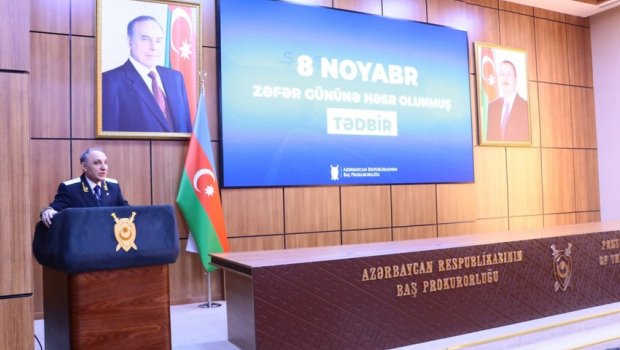 Baş Prokurorluqda &ldquo;Zəfər Günü&rdquo; münasibətilə TƏDBİR KEÇİRİLDİ - FOTO