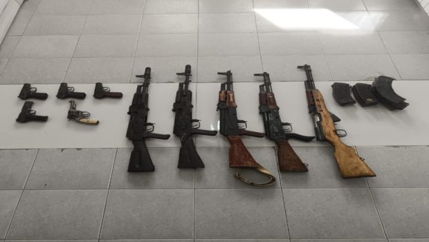 Ötən gün aşkarlanan qanunsuz silah-sursatın SAYI