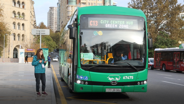 COP29 avtobusları fəaliyyətə BAŞLADI – Kimlər istifadə edə bilər? – VİDEOREPORTAJ