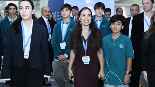 Leyla Əliyeva Dəniz Növlərinin Beynəlxalq Müdafiəsi layihəsinin təqdimatında &ndash; FOTO