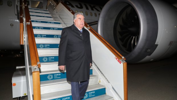 Tacikistan Prezidenti də Azərbaycana GƏLDİ &ndash; FOTO