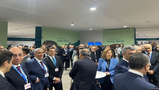 Azərbaycan rəsmiləri COP29 məkanında “Mavi zona” ilə tanış olublar - FOTO