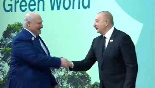 Azərbaycan Prezidenti və BMT Baş katibinin qonaqları qarşılama mərasimi &ndash; VİDEO