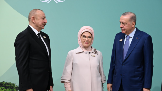 İlham Əliyev Ərdoğan və xanımını belə qarşıladı &ndash; FOTO/VİDEO