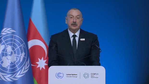 Prezident İlham Əliyev Liderlər Sammitində çıxışı -VİDEO