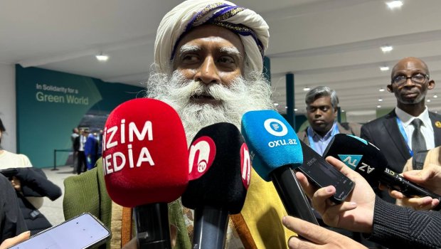 &ldquo;Azərbaycanın yaşıl dünya ilə həmrəylik göstərməsi çox gözəldir&rdquo; - Sadhquru